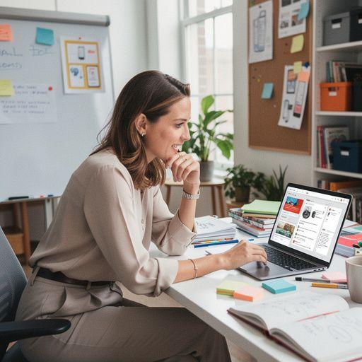 An infographic showcasing the steps of a successful social media marketing campaign.