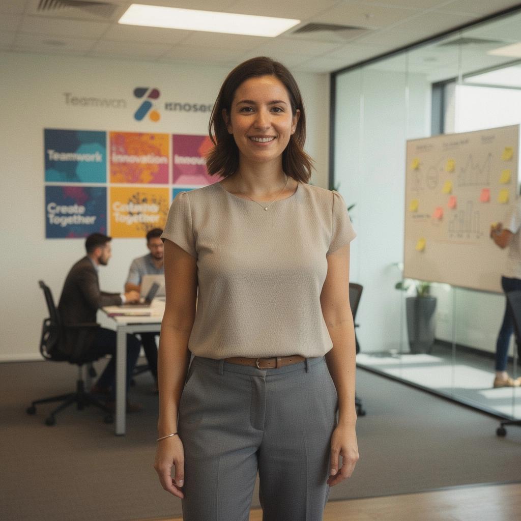 An eye-catching advertisement displayed on a smartphone screen, highlighting effective branding.